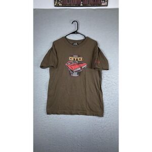 Top Heavy Shirt Mens Medium Brown 1969 GTO Pontiac Graphic Tee T-Shirt